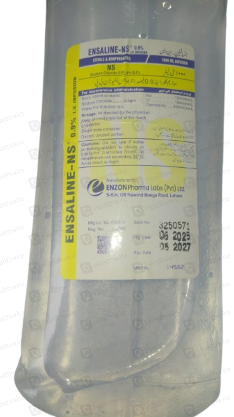 Ensaline-Ns 0.9% (1000Ml) Iv Infusion