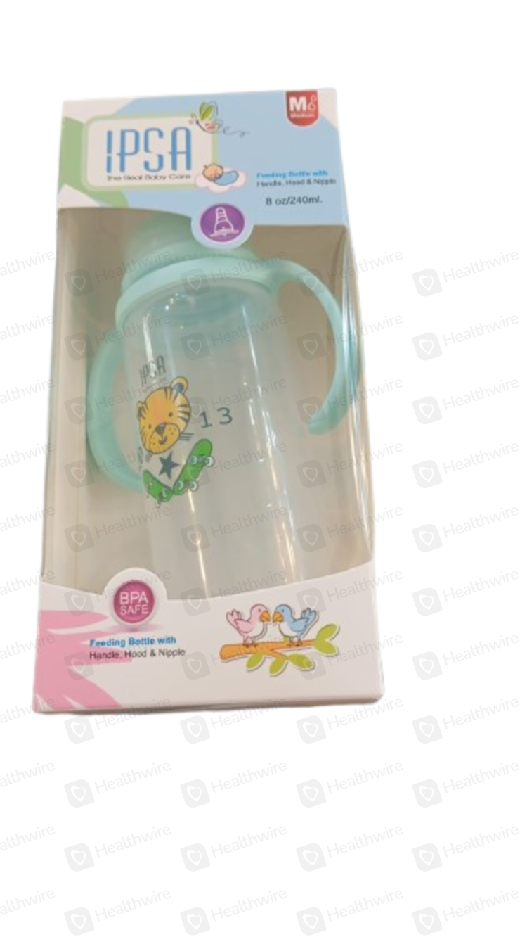 Ipsa Feeding Bottle Medium Flow 8Oz/240Ml (803)