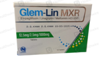 Glem-Lin Mxr (12.5Mg/2.5Mg/1000Mg) 14 Tablets