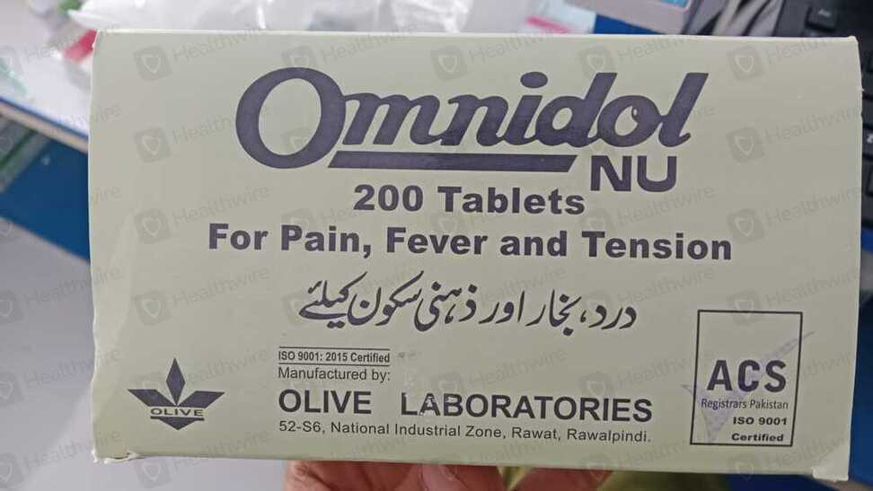 Omnidol (500mg/65mg) 200 Tablets