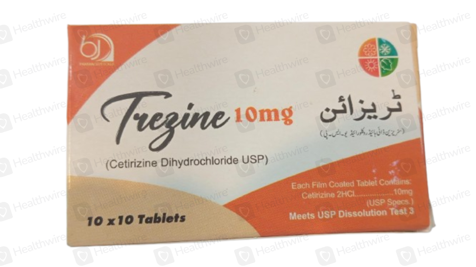 Trezine (10Mg) 100 Tablets