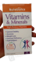 Nutrabiotics  Vitamin & Minerals (30 Tablets) 1 Pk