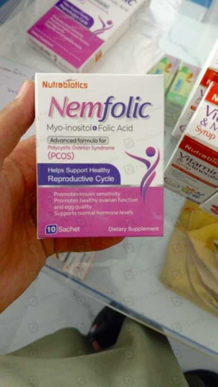 Nutrabiotics Nemfolic (10 Sachet) 1 Pack