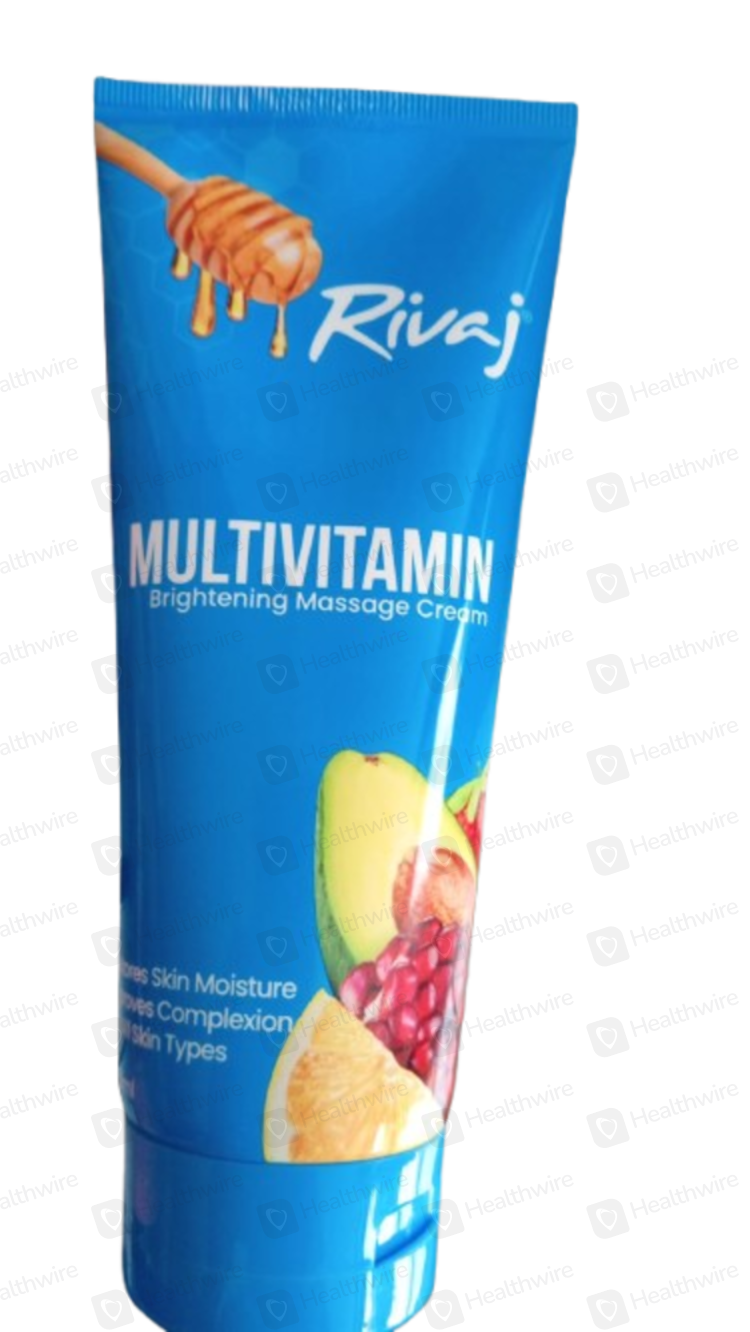 Rivaj Multivitamins Massage Cream ( 200ml ) 1 Pack