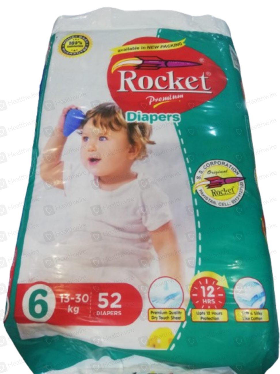 Rocket Baby Diaper No.6 (52 Pcs)