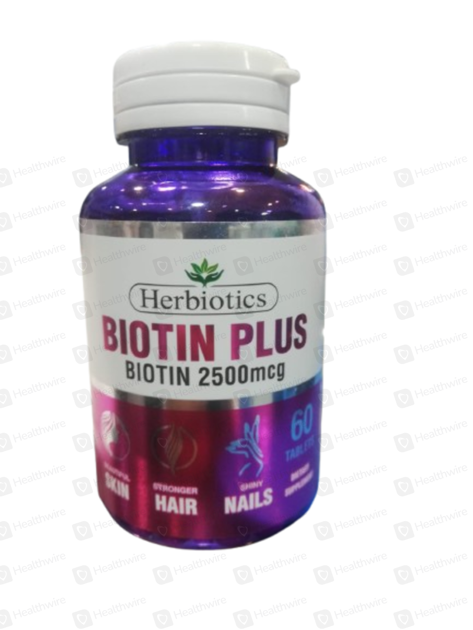 Herbiotics Biotin Plus (2500mcg) 60 Tablets.