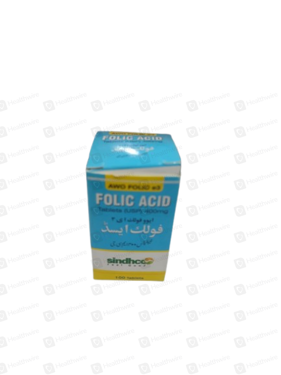 Sindhoo folic acid (400mg) 100 Tablets