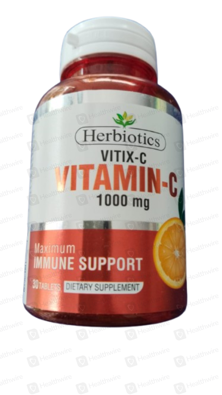 Herbiotics Vitix-C (1000mg) 30 Tablets