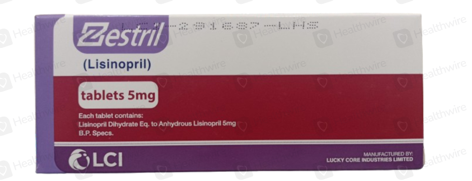 Zestril (5mg) 28 Tablets