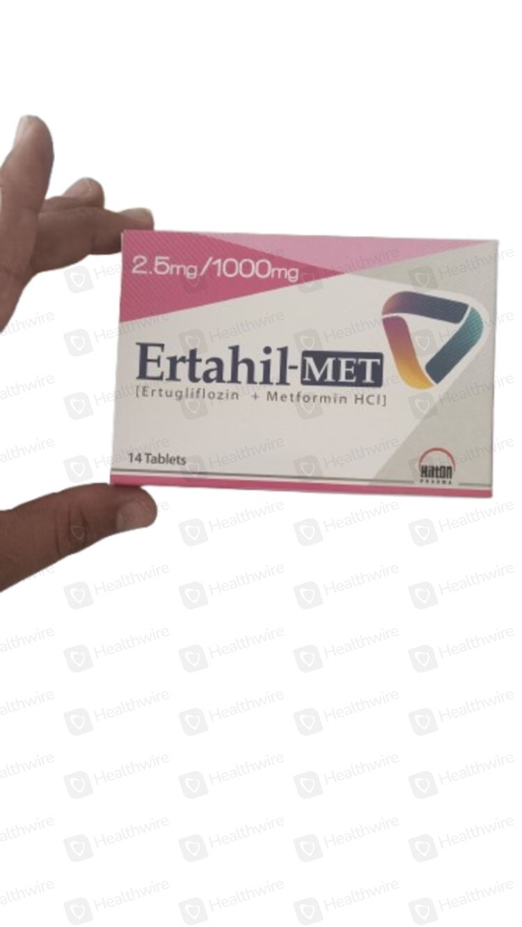 Ertahil Met (2.5/1000Mg) 14 Tablet