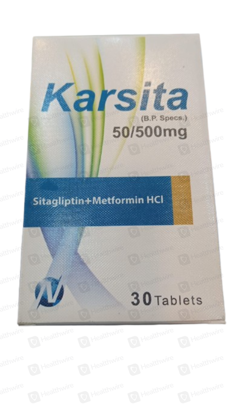 Karsita (50/500mg) 30 Tablets