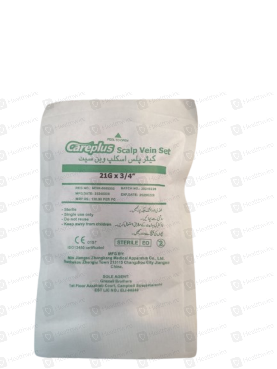 Careplus Scalp Vein (21G,3/4)