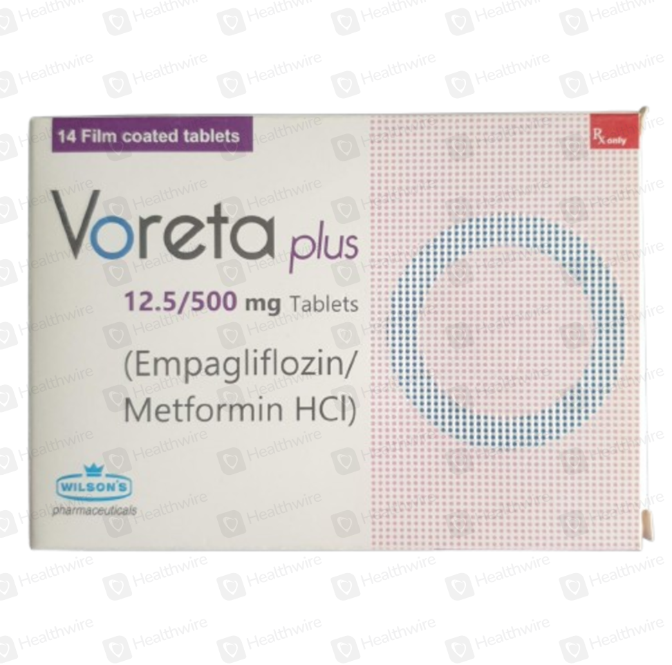 Voreta Plus (12.5/500mg) 14 Tablets