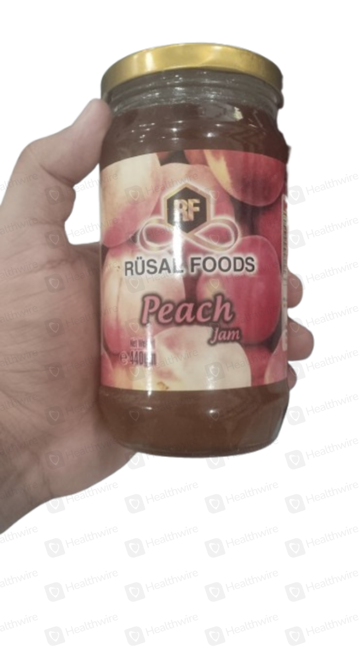 Russal Foods Peach Jam (440g) Jar