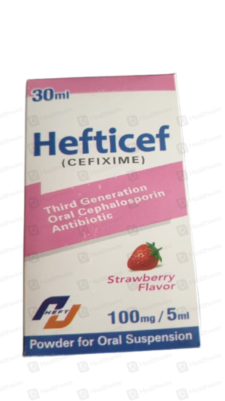 Hefticef  (100mg/5ml) 30ml syp