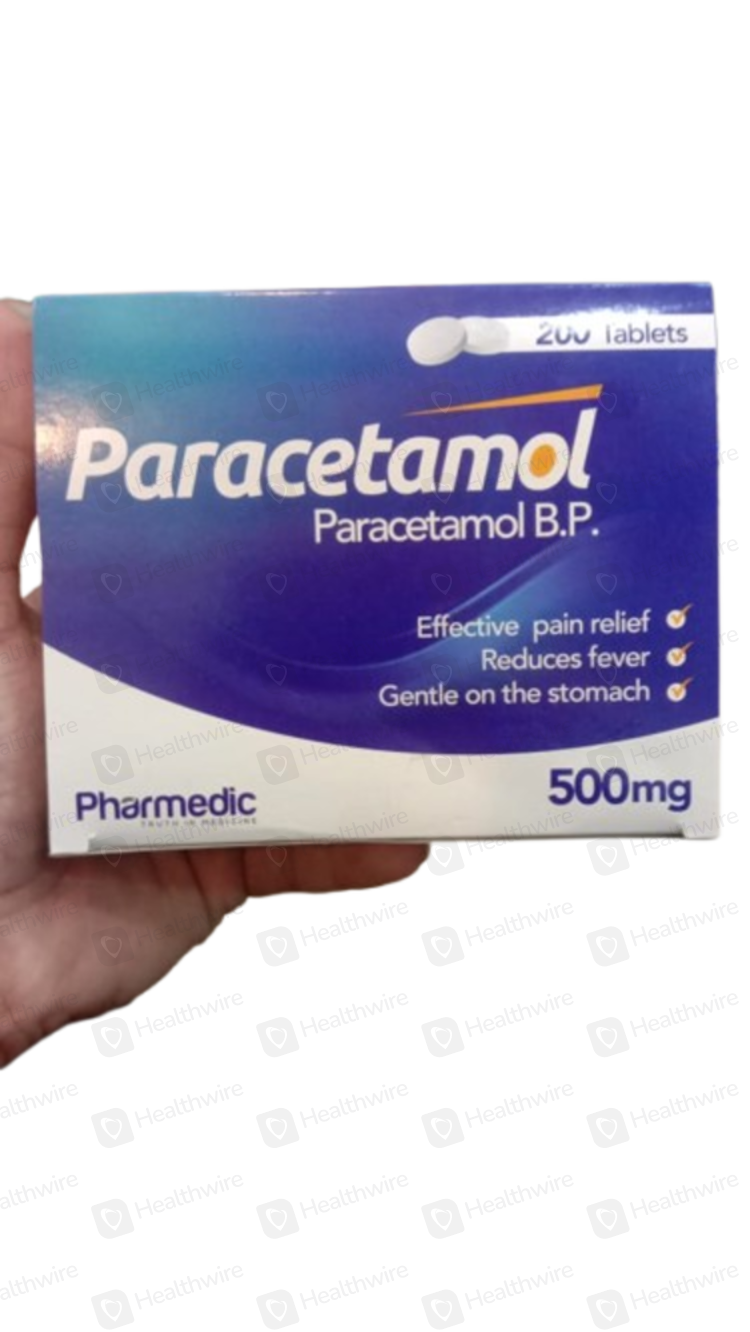 Pharmedic Paracetamol (500mg) 200 Tablets
