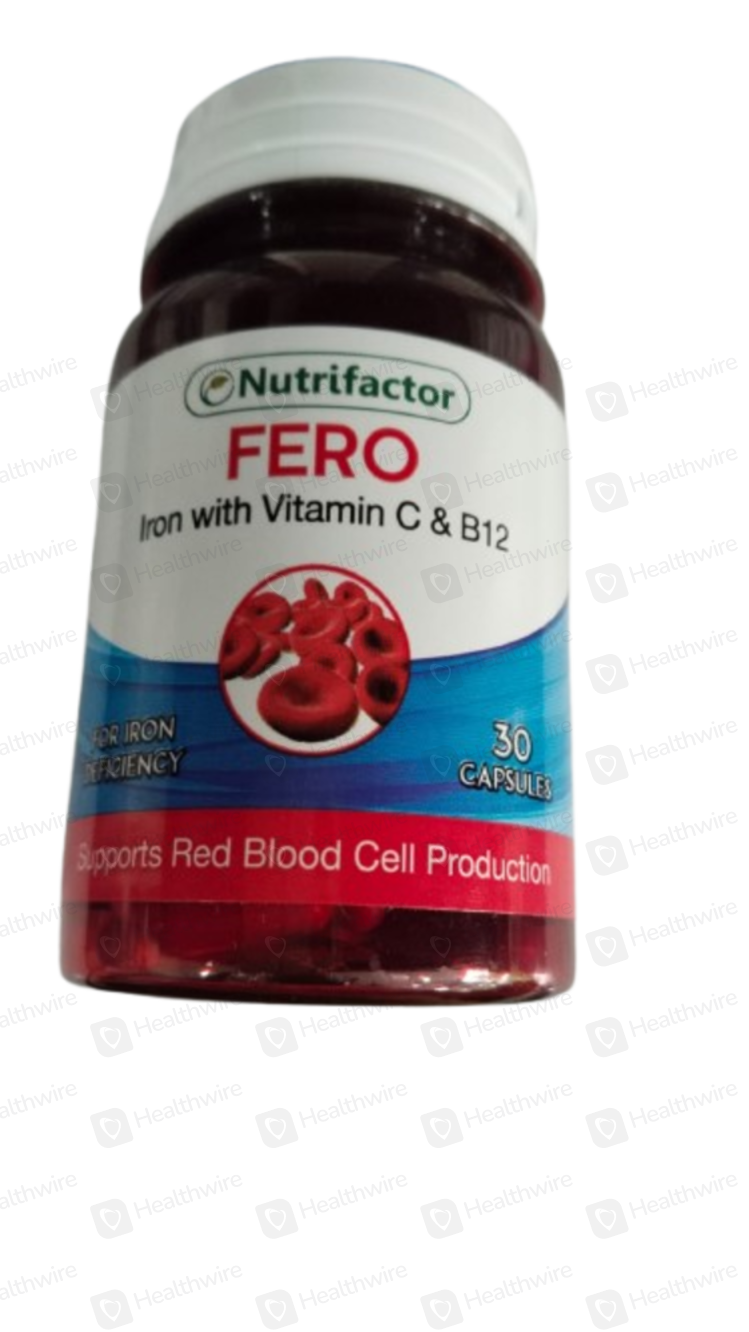 Nutrifactor Fero Vitamin C & B12 (30s) Tablets