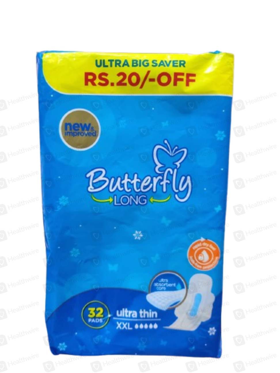 Butterfly Ultra Thin XXL (32)Pcs