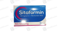 Sitaformin (50/1000mg) 14 Tablet