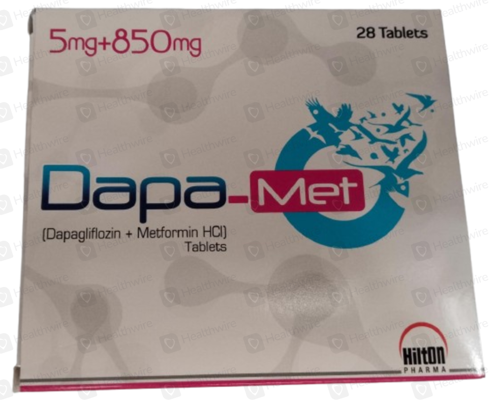 Dapamet (5/850mg)  28 Tablet