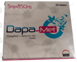 Dapamet (5/850mg)  28 Tablet