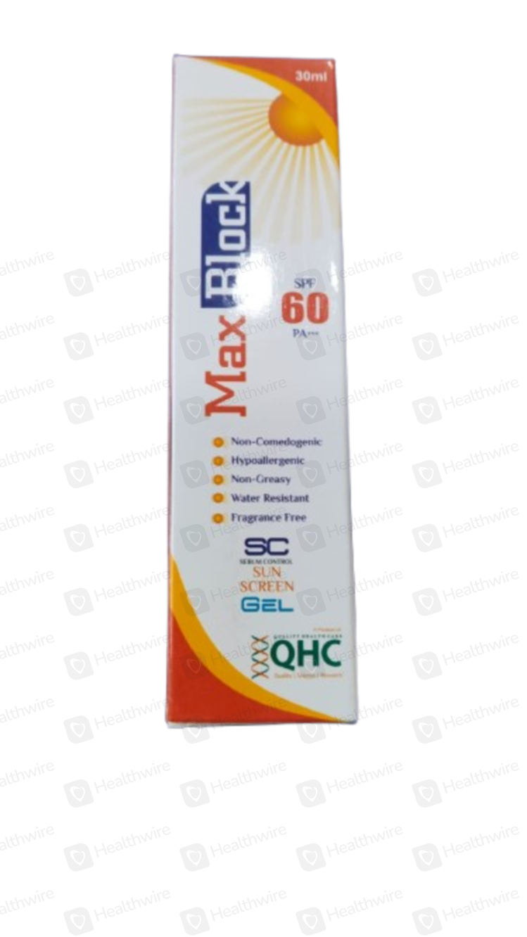 Max Block SPF 60 (30ml) Sun Screen Gel