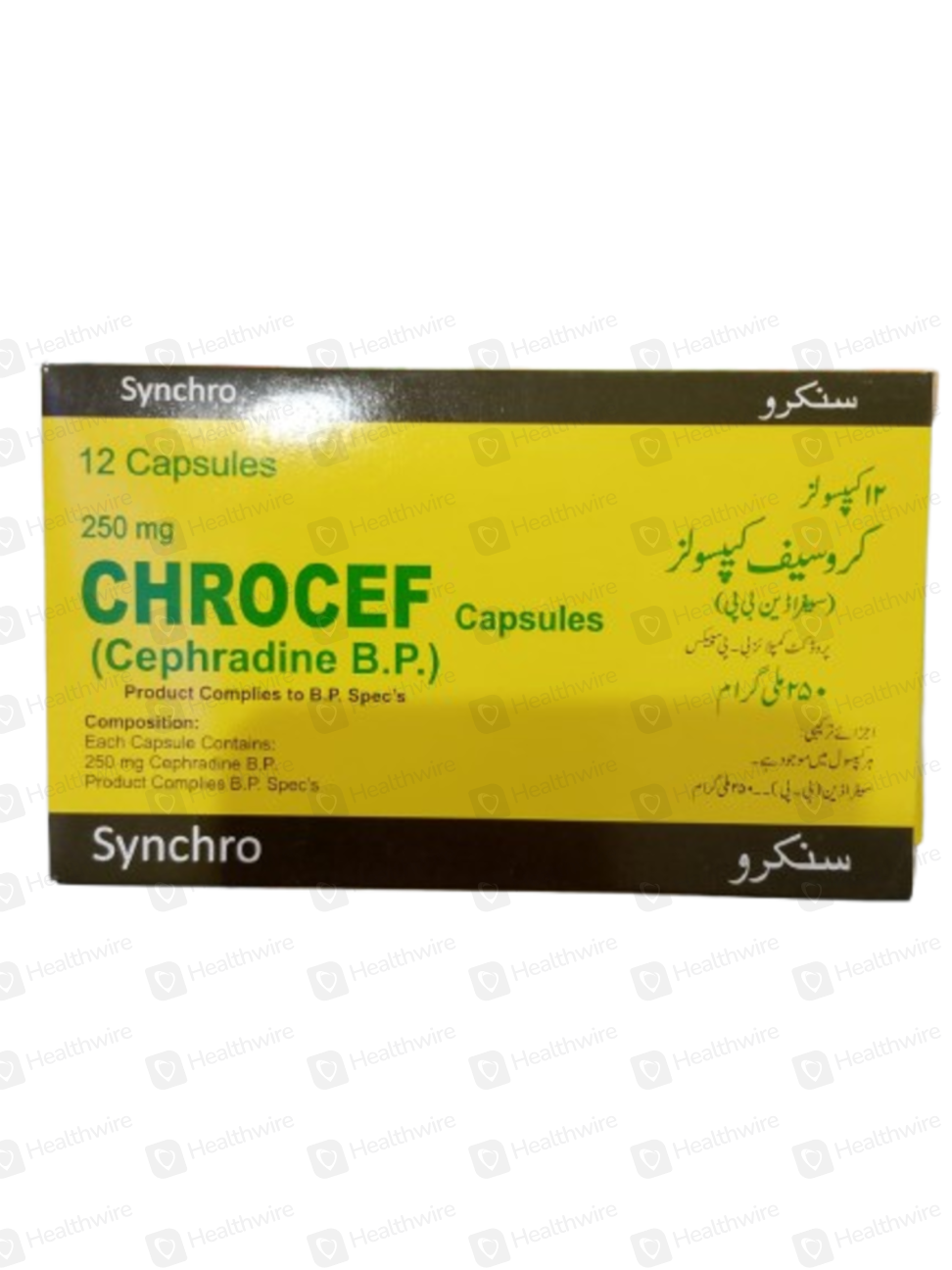Chrocef 250mg Cap 12s