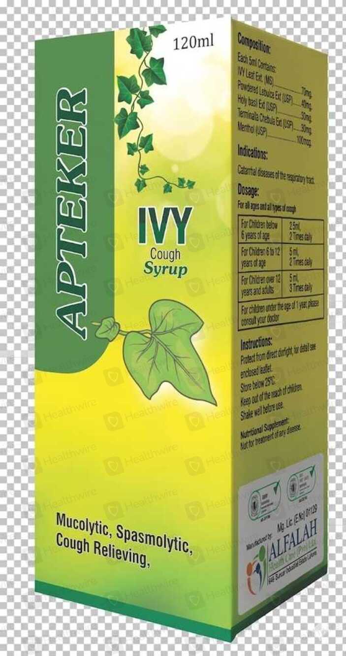 Apteker (120Ml) IVY Cough Syrup