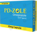 Pd-zole 20mg Capsule 14,s