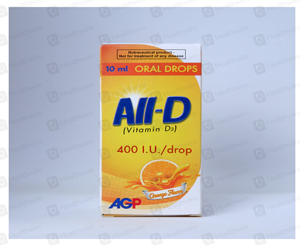 All D (400Iu) 10Ml Oral Drop