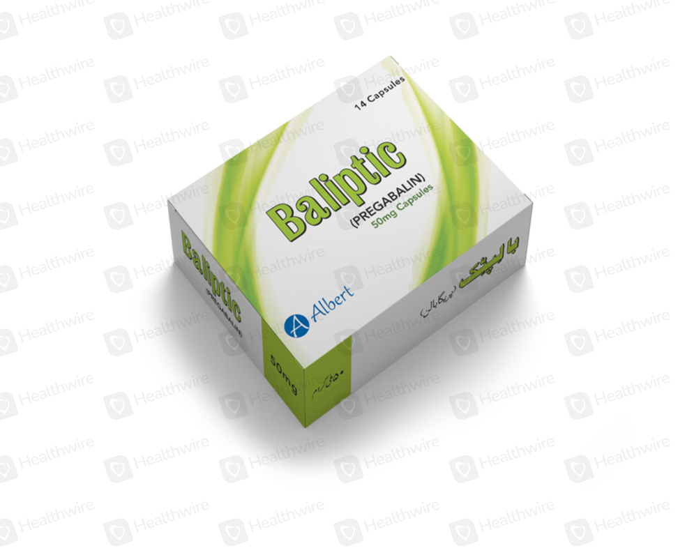 Baliptic (50Mg) 14 Capsules