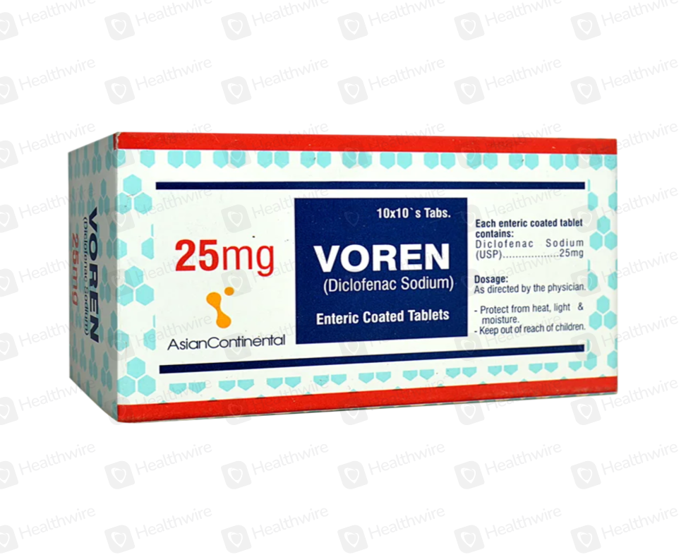 Voren (25Mg) 100 Tablets
