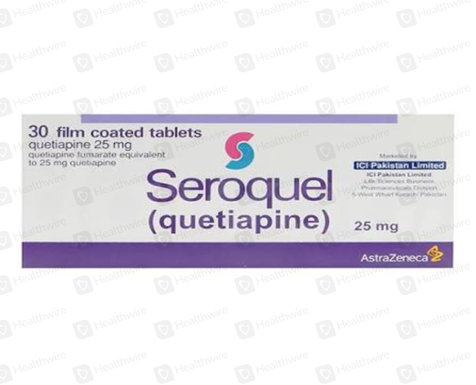 Seroquel (25Mg) 30 Tablet
