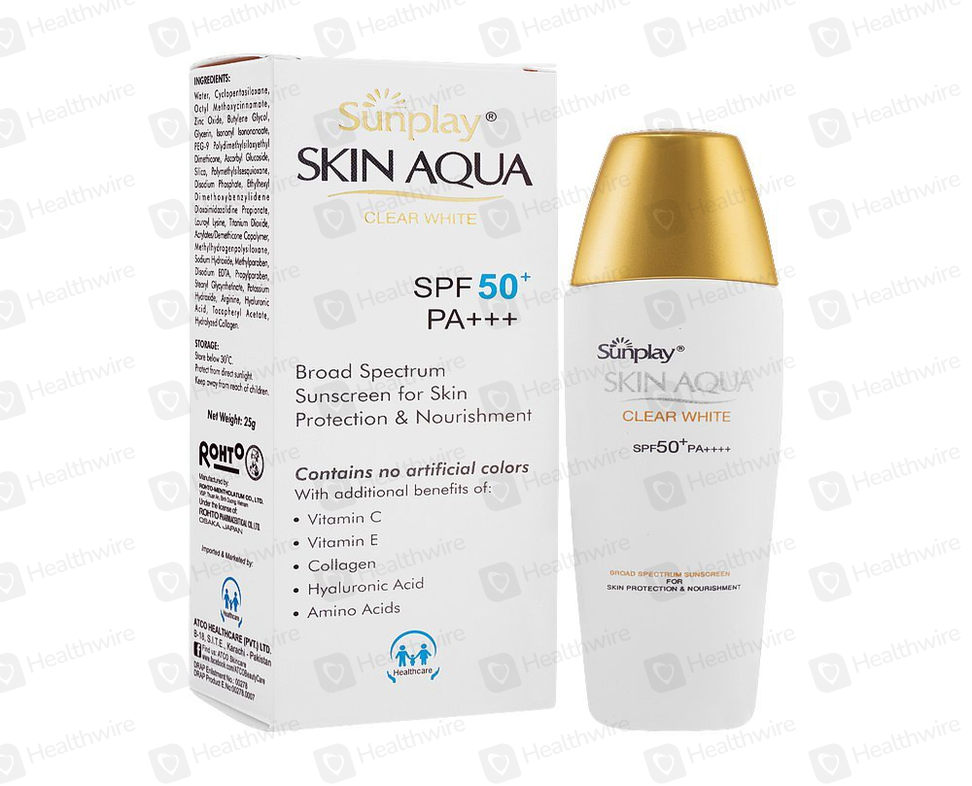Skin Aqua Clear White (Spf-50) Cream 25Gm