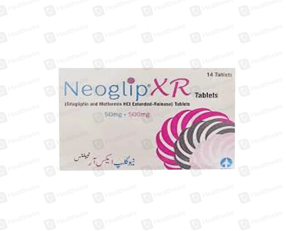Neoglip Xr (50/500Mg) 14 Tablets