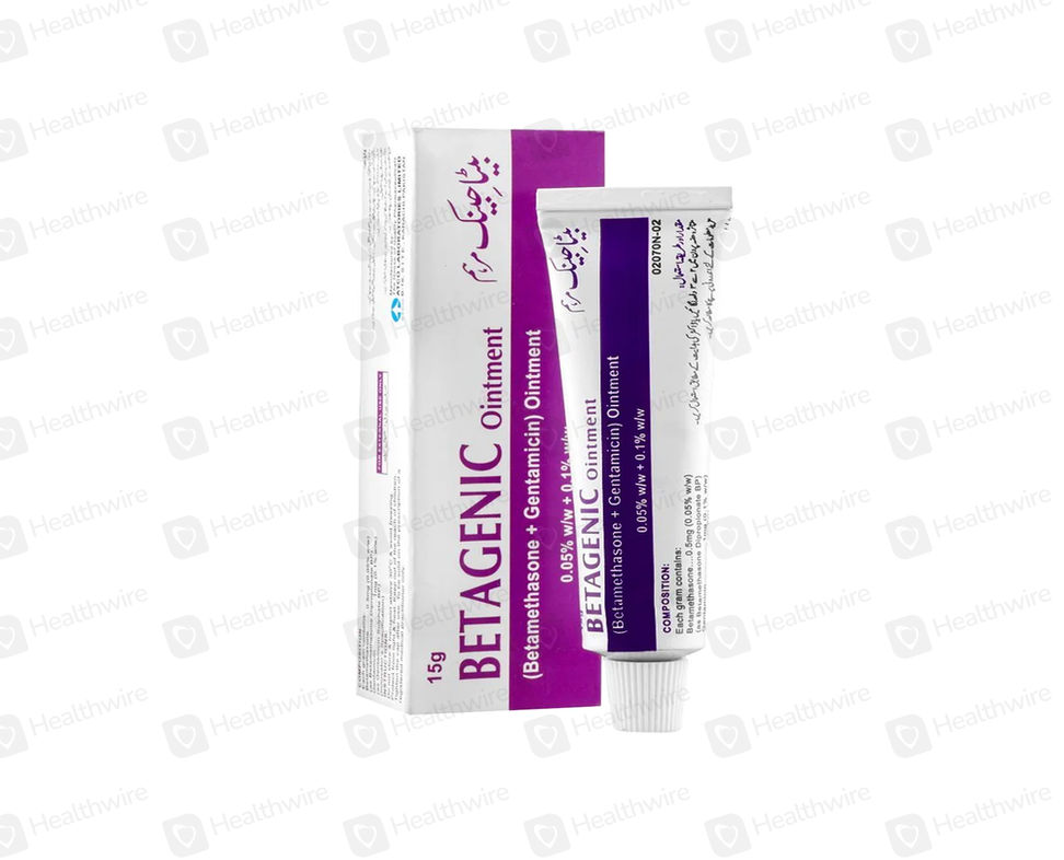 Betagenic (0.05/0.1%) 15G Ointment