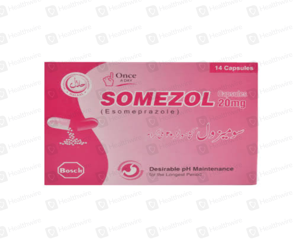 Somezol (20Mg) 14 Capsules