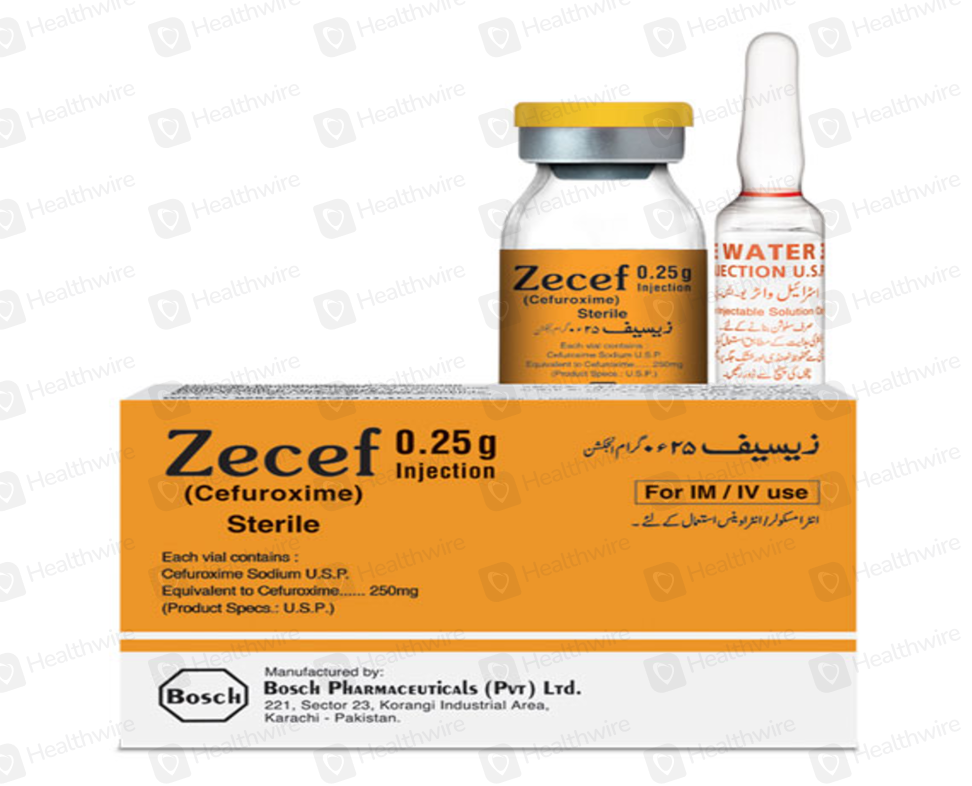 Zecef (0.25G) 1 Vial Injection