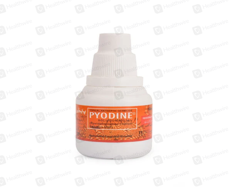 Pyodine Solution (0.1) 60Ml Antiseptic Germicide