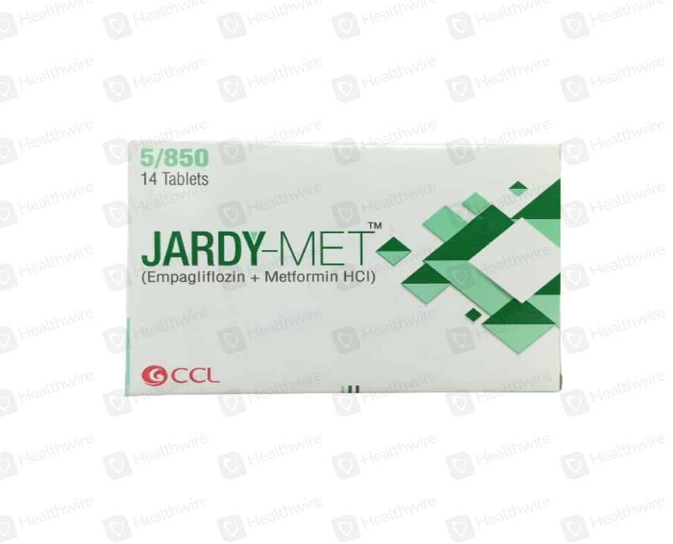Jardy-Met (5/850Mg) 14 Tablets