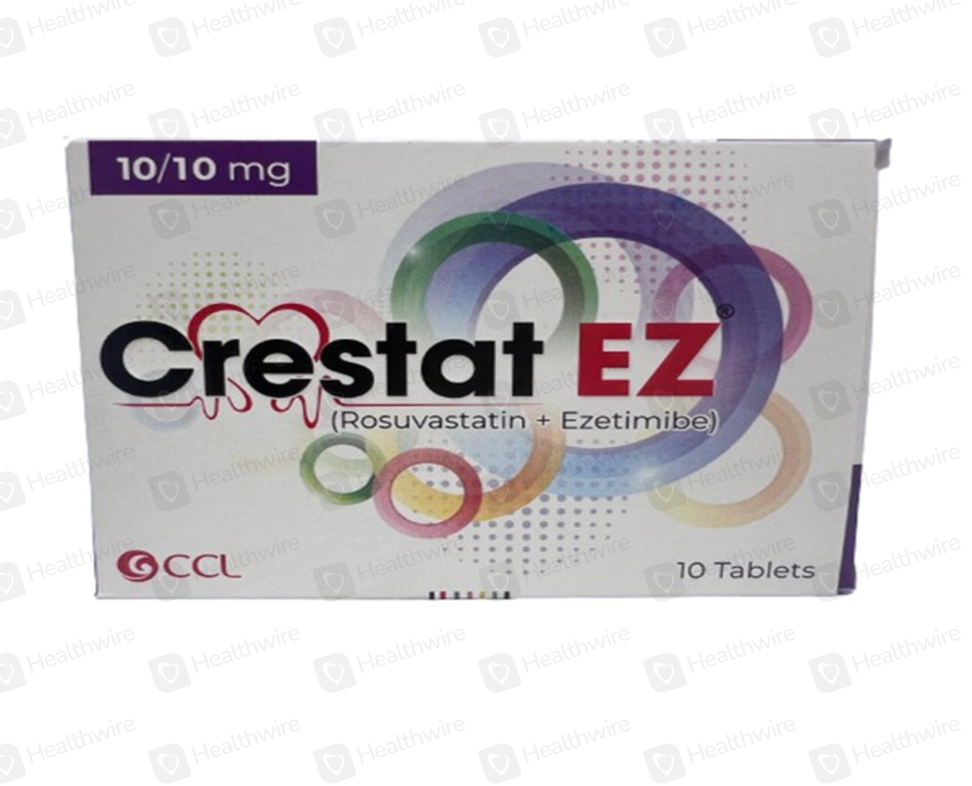 Crestat Ez (10/10Mg) 10 Tablets