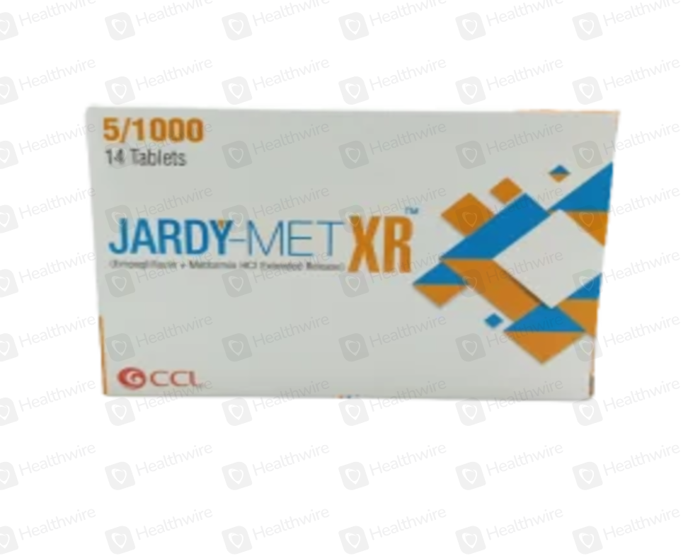 Jardy-Met Xr (5/1000Mg) 14 Tablets