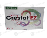 Crestat Ez (5/10Mg) 10 Tablets
