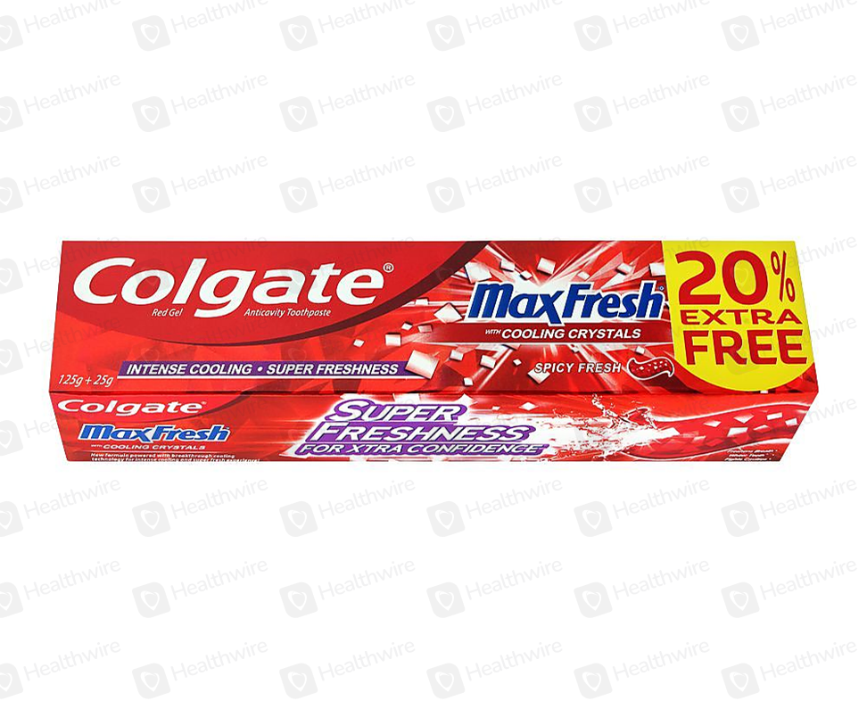 Colgate Maxfresh Red Spicy Fresh (125G+25G) Toothpaste