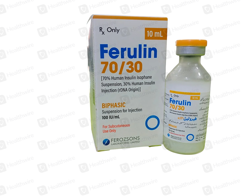 Ferulin 70/30 Injection 100Iu/Ml