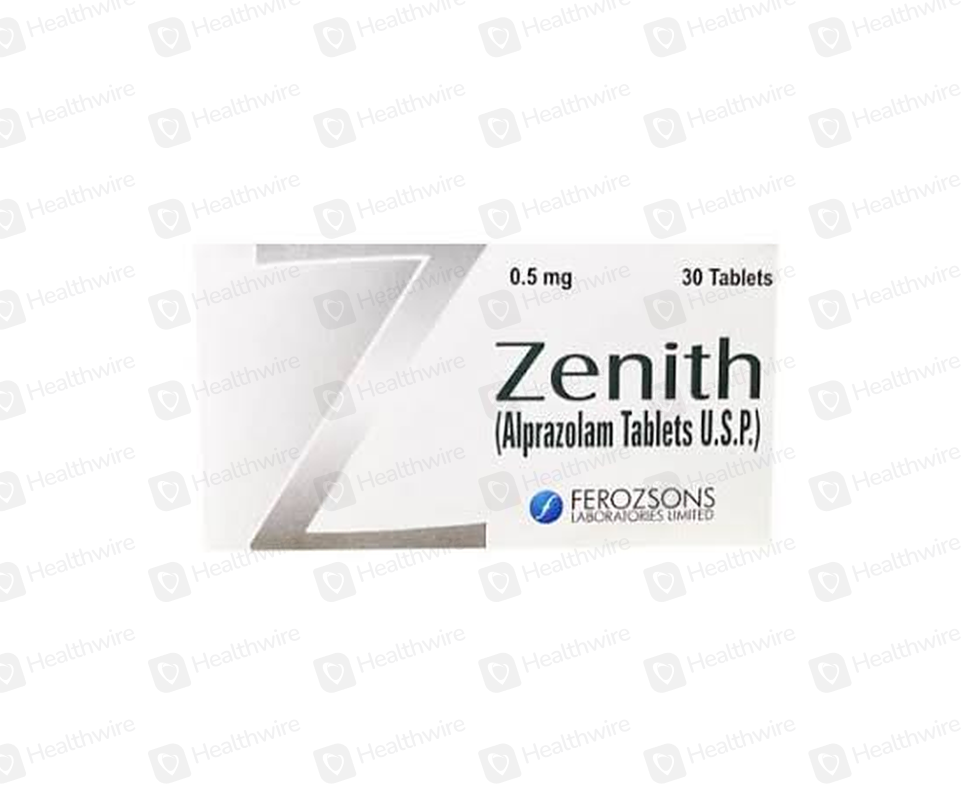 Zenith (0.5Mg) 30 Tablets