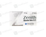 Zenith (0.5Mg) 30 Tablets