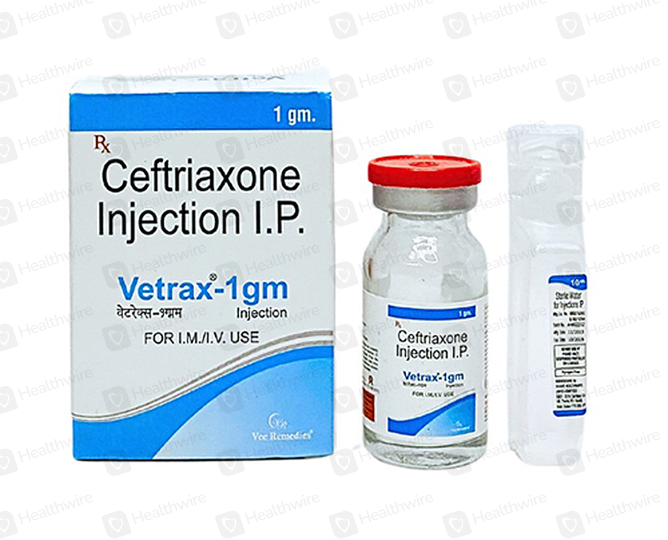 Ceftriaxone (1G) Iv Vial Injection