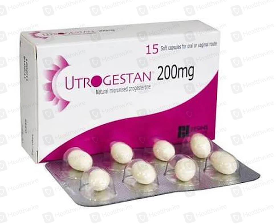 Utrogestan (200Mg) 15 Caps