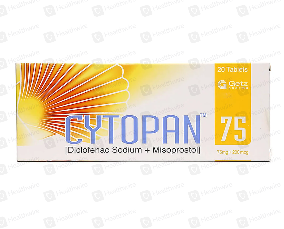 Cytopan-75 (75Mg/200Mcg) 20 Tablets